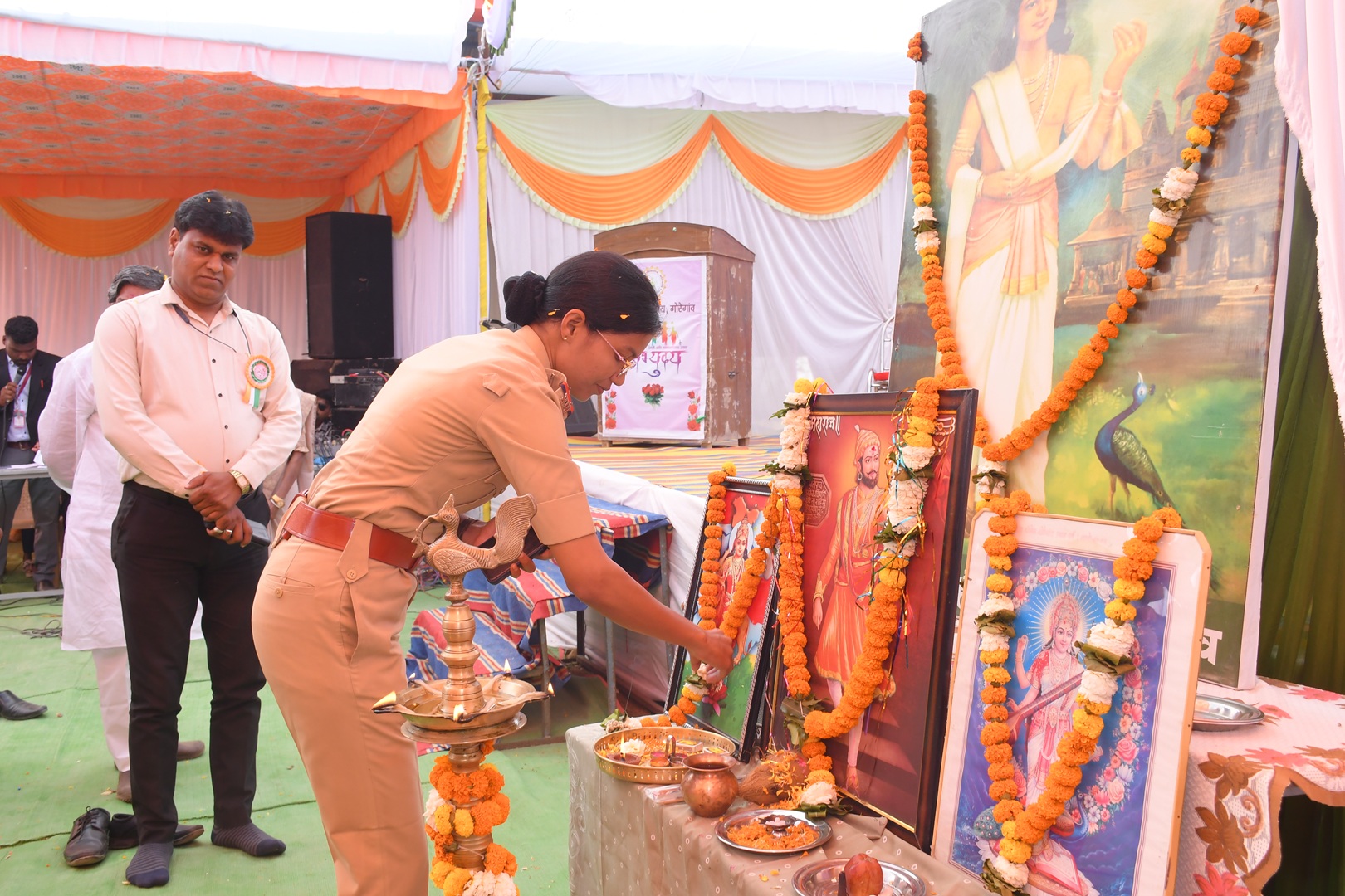 Women police guest at Parvati